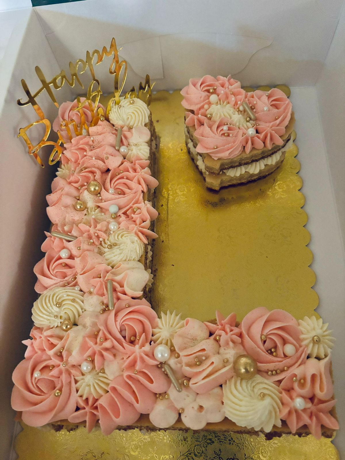 Elegant layered cake