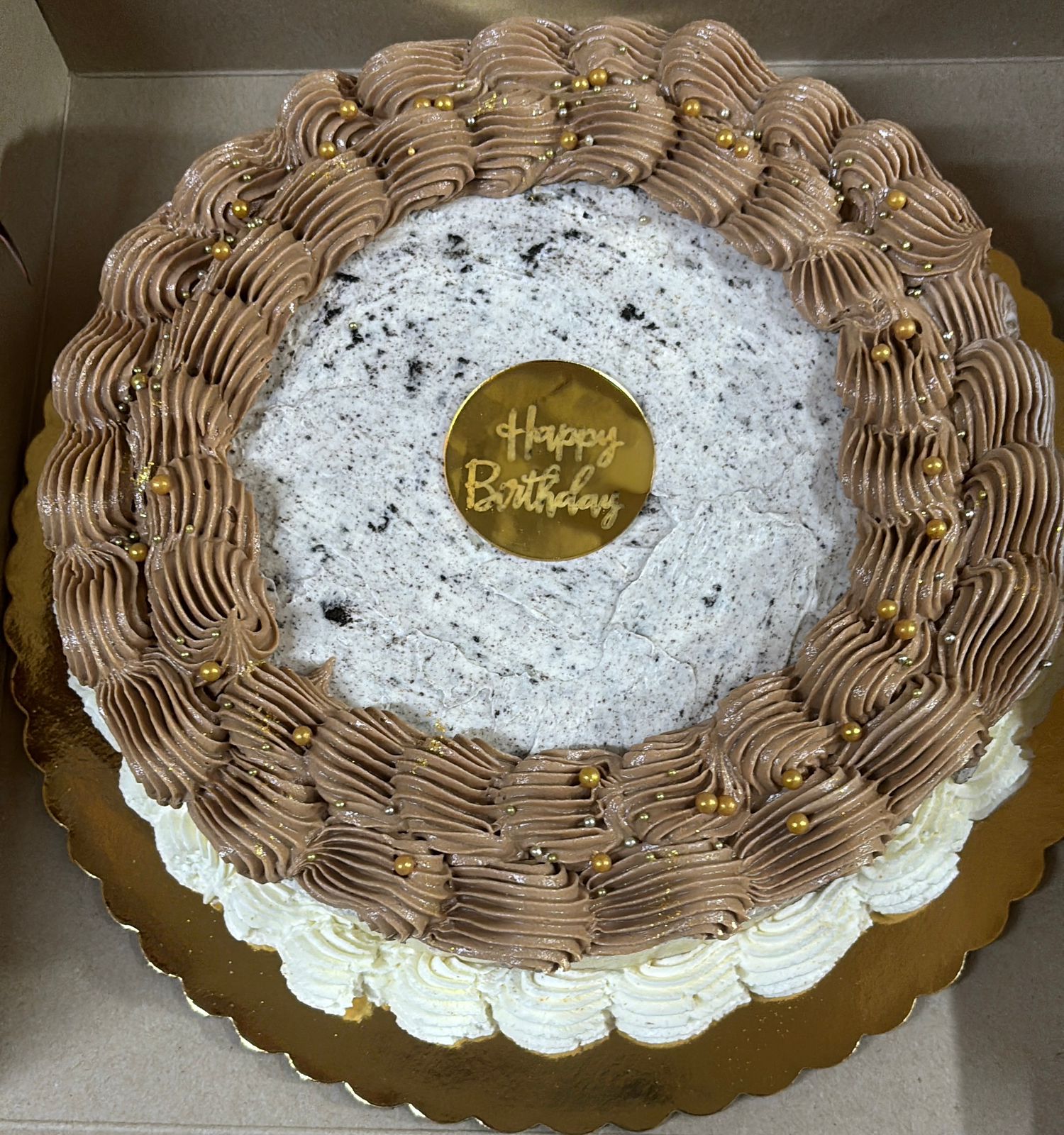 Colorful celebration cake